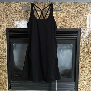 Maacie Maternity Tennis Dress with Built in Bra Scoop Neck Sleeveless A-line